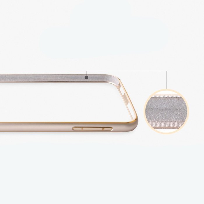 Чохол-бампер Samsung Galaxy S6 - Totu Mellow Element сріблястий + золотистий Чохол-бампер Samsung Galaxy S6 - Totu Mellow Element сріблястий + золотистий