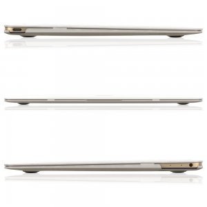 Чохол для Apple MacBook 12" - Kuzy Rubberized Hard Case білий