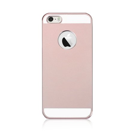 Металлический чехол iBacks Essence 2 розовый для iPhone 5/5S/SE