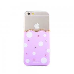 Чехол-накладка для Apple iPhone 6/6S - Kingxbar Polka-Dot фиолетовый Чехол-накладка для Apple iPhone 6/6S - Kingxbar Polka-Dot фиолетовый
