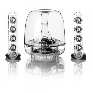 Акустическая система Harman Kardon SoundSticks прозрачная Акустическая система Harman Kardon SoundSticks прозрачная
