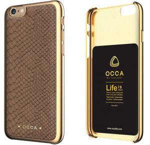 Чехол-накладка для Apple iPhone 6/6S - OCCA Wild коричневый