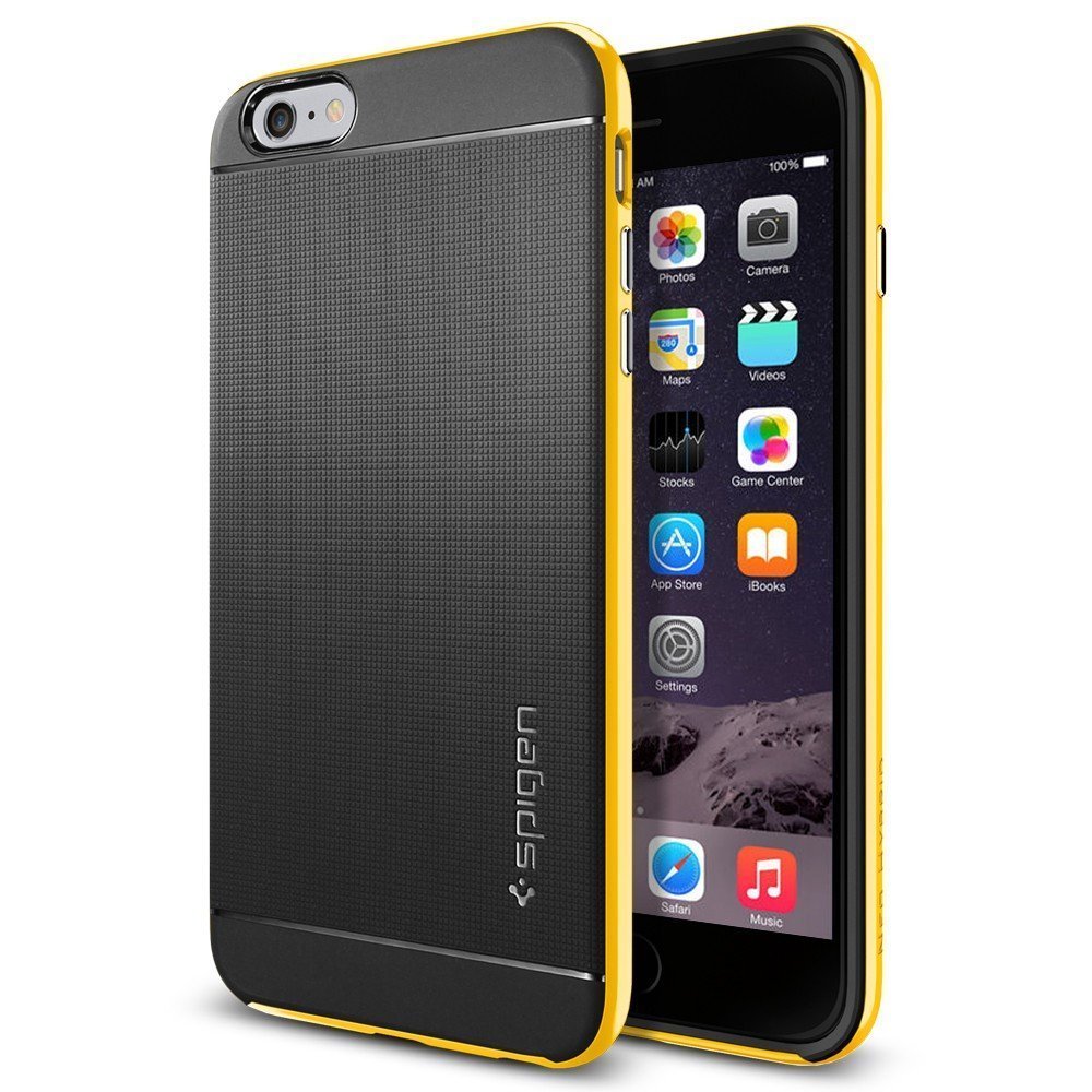 Чохол-накладка Spigen Case Neo Hybrid жовтий для iPhone 6 Plus/6S Plus