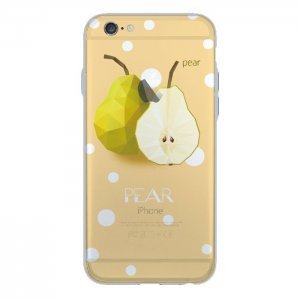Чехол с рисунком WK Pear желтый для iPhone 6/6S