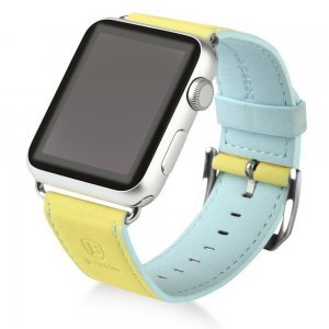 Ремінець Baseus Colorful жовтий + синій для Apple Watch 38/40 мм