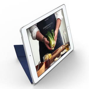 Чехол-книжка для Apple iPad Pro 9.7" - CaseStudi Folding Wood коричневый