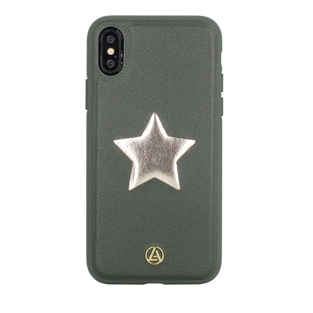 Чехол с рисунком Luna Aristo Astro Maroon зеленый для iPhone X/XS