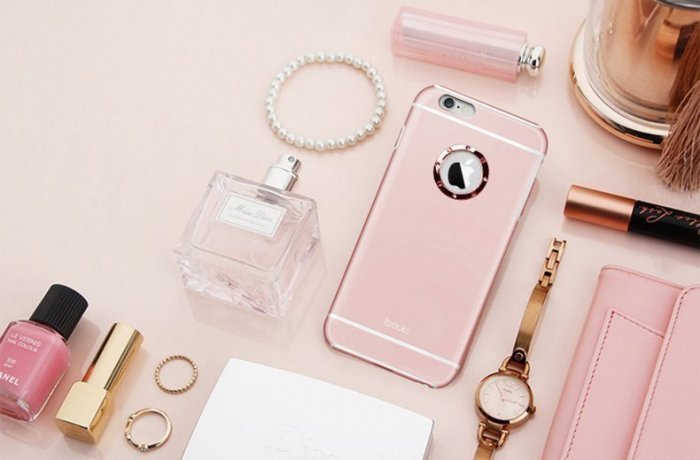 Чехол-накладка для Apple iPhone 6 - iBacks Armour Crystal Diamond Cartier розовый Чехол-накладка для Apple iPhone 6 - iBacks Armour Crystal Diamond Cartier розовый