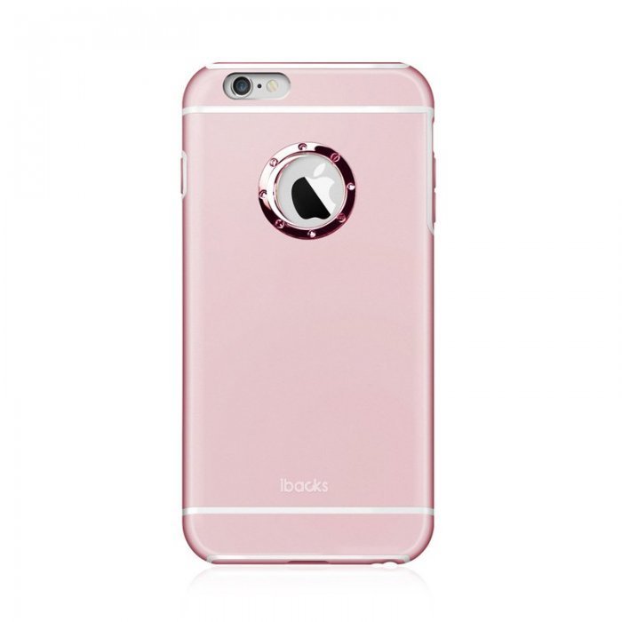 Чехол-накладка для Apple iPhone 6 - iBacks Armour Crystal Diamond Cartier розовый Чехол-накладка для Apple iPhone 6 - iBacks Armour Crystal Diamond Cartier розовый