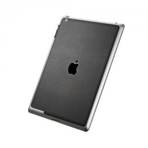 Наклейка для Apple iPad 4/3/2 - SGP Leather черная