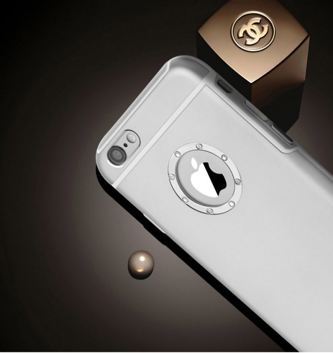 Чохол із стразами iBacks Armour Crystal Cartier сріблястий для iPhone 6 Plus/6S Plus Чохол із стразами iBacks Armour Crystal Cartier сріблястий для iPhone 6 Plus/6S Plus