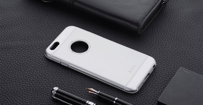 Чохол із стразами iBacks Armour Crystal Cartier сріблястий для iPhone 6 Plus/6S Plus Чохол із стразами iBacks Armour Crystal Cartier сріблястий для iPhone 6 Plus/6S Plus