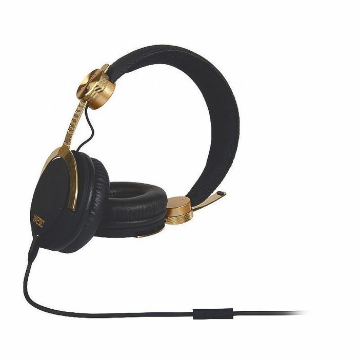 Наушники WeSC Bassoon DJ Pro золотистые + черные Наушники WeSC Bassoon DJ Pro золотистые + черные