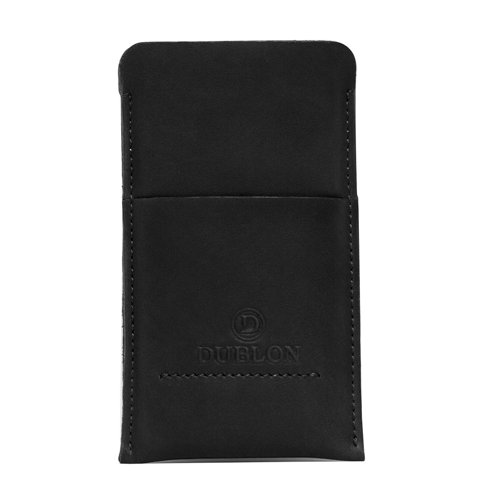 Чехол-карман Dublon Leatherworks Britain-2 чёрный для iPhone 6 Plus/6S Plus