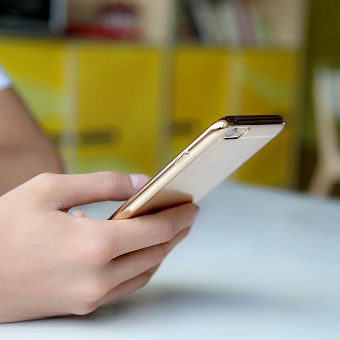 Чохол Baseus Shining золотий для iPhone 6 Plus/6S Plus