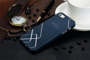 Чехол-накладка для Apple iPhone 5/5S - Cococ Wave синий