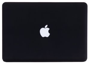 Чохол-накладка Apple MacBook Pro 13" - Kuzy Rubberized Hard Case чорний