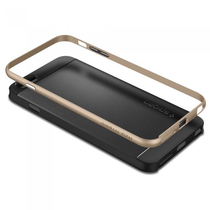 Чохол-накладка Spigen Case Neo Hybrid золотистий для iPhone 6 Plus/6S Plus