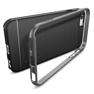 Чехол-накладка для Apple iPhone 6/6S - Spigen Neo Gybrid черный