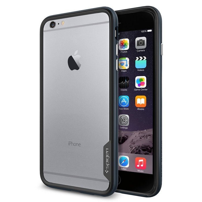 Чехол-бампер для iPhone 6 Plus/6S Plus - Spigen Case Neo Hybrid EX Series черный