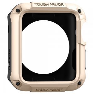 Чохол-накладка Spigen Tough Armor золотистий для Apple Watch 42mm