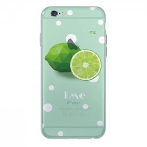 Чехол с рисунком WK Lime зелёный для iPhone 6/6S