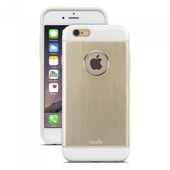 Защитный чехол Moshi iGlaze Armour золотой для iPhone 6/6S