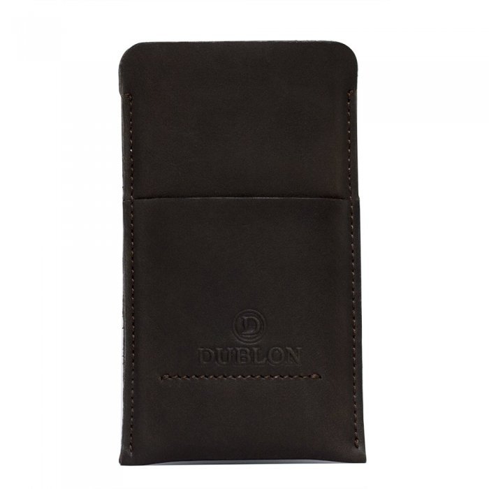 Чохол-карман Dublon Leatherworks Britain-2 коричневий для iPhone 6 Plus / 6S Plus