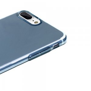 Напівпрозорий чохол Baseus Simple синій для iPhone 8 Plus/7 Plus