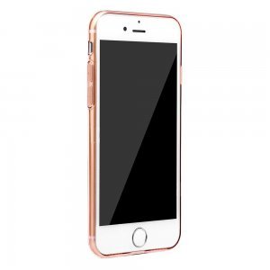 Полупрозрачный чехол Baseus Simple розовый для iPhone 8 Plus/7 Plus