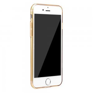 Напівпрозорий чохол Baseus Simple золотий для iPhone 8 Plus/7 Plus