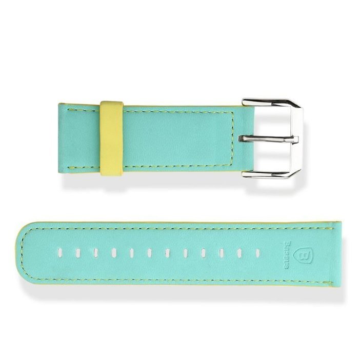 Ремінець Baseus Colorful зелений + жовтий для Apple Watch 42/44/45/49 мм