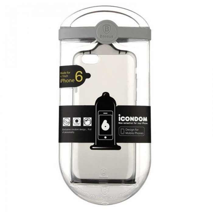 Чехол Baseus icondom золотой для iPhone 6/6S Чехол Baseus icondom золотой для iPhone 6/6S