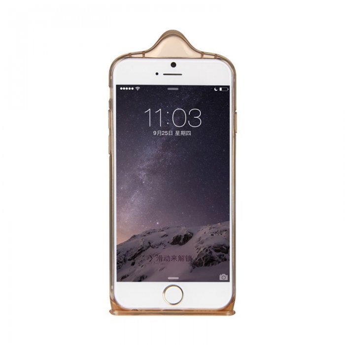Чехол Baseus icondom золотой для iPhone 6/6S Чехол Baseus icondom золотой для iPhone 6/6S
