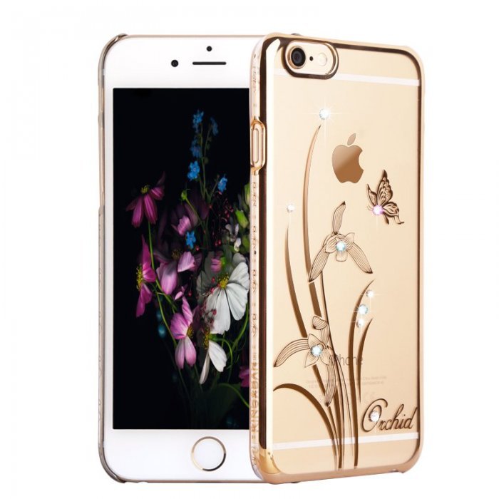 Чехол-накладка для Apple iPhone 6/6S - Kingxbar Foliflora Orchid Чехол-накладка для Apple iPhone 6/6S - Kingxbar Foliflora Orchid
