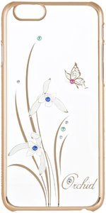 Чехол-накладка для Apple iPhone 6/6S - Kingxbar Foliflora Orchid
