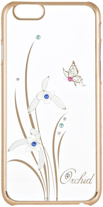 Чехол-накладка для Apple iPhone 6/6S - Kingxbar Foliflora Orchid Чехол-накладка для Apple iPhone 6/6S - Kingxbar Foliflora Orchid