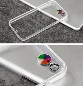 Светящийся чехол Plusme Fashion Lightning Flash Череп, прозрачный для iPhone 6/6S