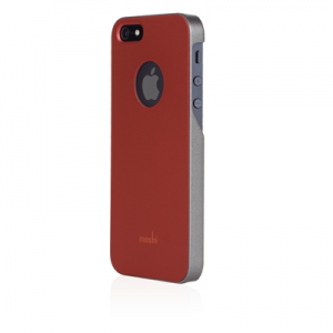 Чехол-накладка для Apple iPhone 5S/5 - Moshi iGlaze красный
