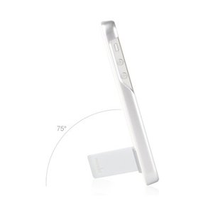 Чехол-накладка для Apple iPhone 5/5S - Moshi iGlaze Stand Kameleon белый