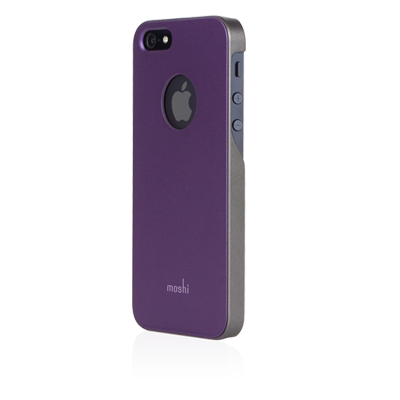 Чехол-накладка для Apple iPhone 5S/5 - Moshi iGlaze фиолетовый