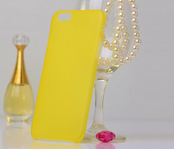 Чехол-накладка для Apple iPhone 6 Plus - Ultrathin Frosted желтый Чехол-накладка для Apple iPhone 6 Plus - Ultrathin Frosted желтый