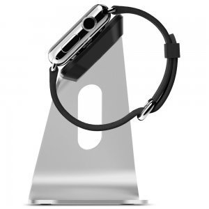 Док-станция для Apple Watch - Spigen S330 серебристая