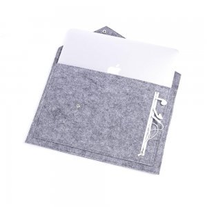 Чохол-конверт Gmakin GM13 сірий + чорний для MacBook Air 13"/Pro 13"/Pro 13" Retina