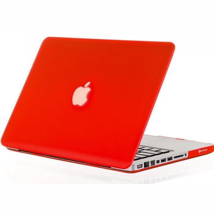Чохол для Apple MacBook Pro 13" - Kuzy Rubberized Hard Case червоний