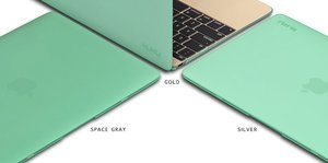 Чохол для Apple MacBook 12" - Kuzy Rubberized Hard Case зелений