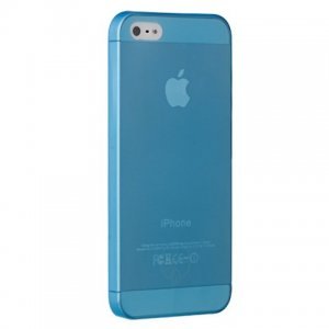 Чехол-накладка для Apple iPhone 5S/5 - Ozaki O!coat 0.3 Jelly синий