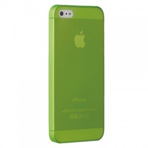 Чехол-накладка для Apple iPhone 5S/5 - Ozaki O!coat 0.3 Jelly зелёный