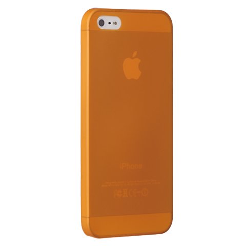 Полупрозрачный чехол Ozaki O!coat 0.3 Jelly оранжевый для Apple iPhone 5/5S/SE