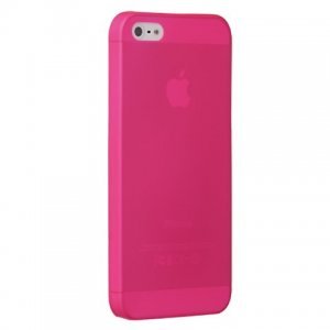 Ультратонкий чехол Ozaki O!coat 0.3 Jelly розовый для iPhone 5/5S/SE